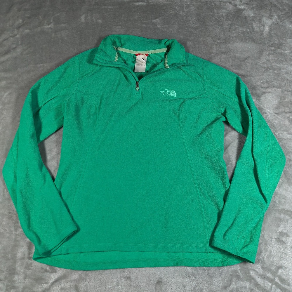The North Face Women Sweatshirt‎ Small Fleece Quarter Zip Pullover Embroidere